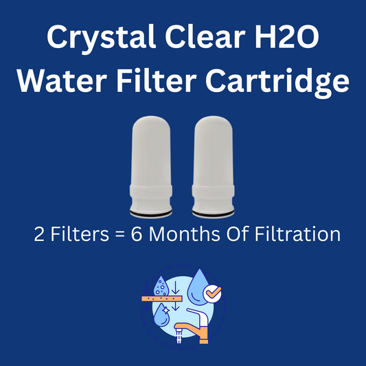 QTY 2 CrystalClearH20 Water Filter Cartridge